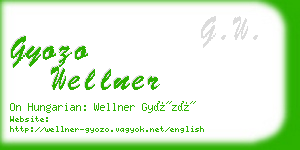 gyozo wellner business card